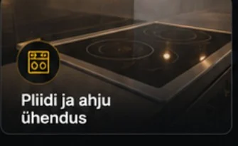 Pliidi ja ahju ühendus